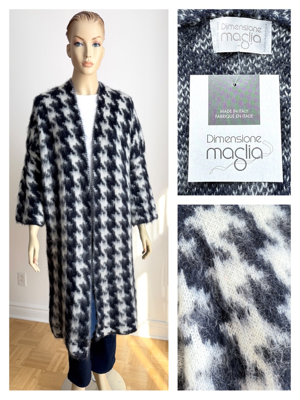 Dimensione Maglia cardigan duster coat